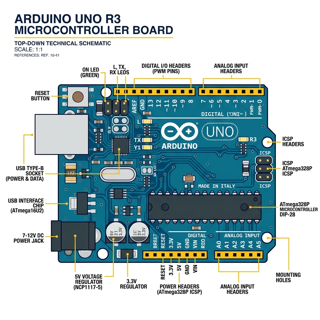 Arduino Uno Anatomy